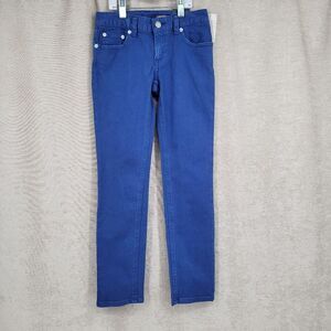 Ralph Lauren Cobalt Blue Jeans Denim Boys Size 8 Skinny Fit